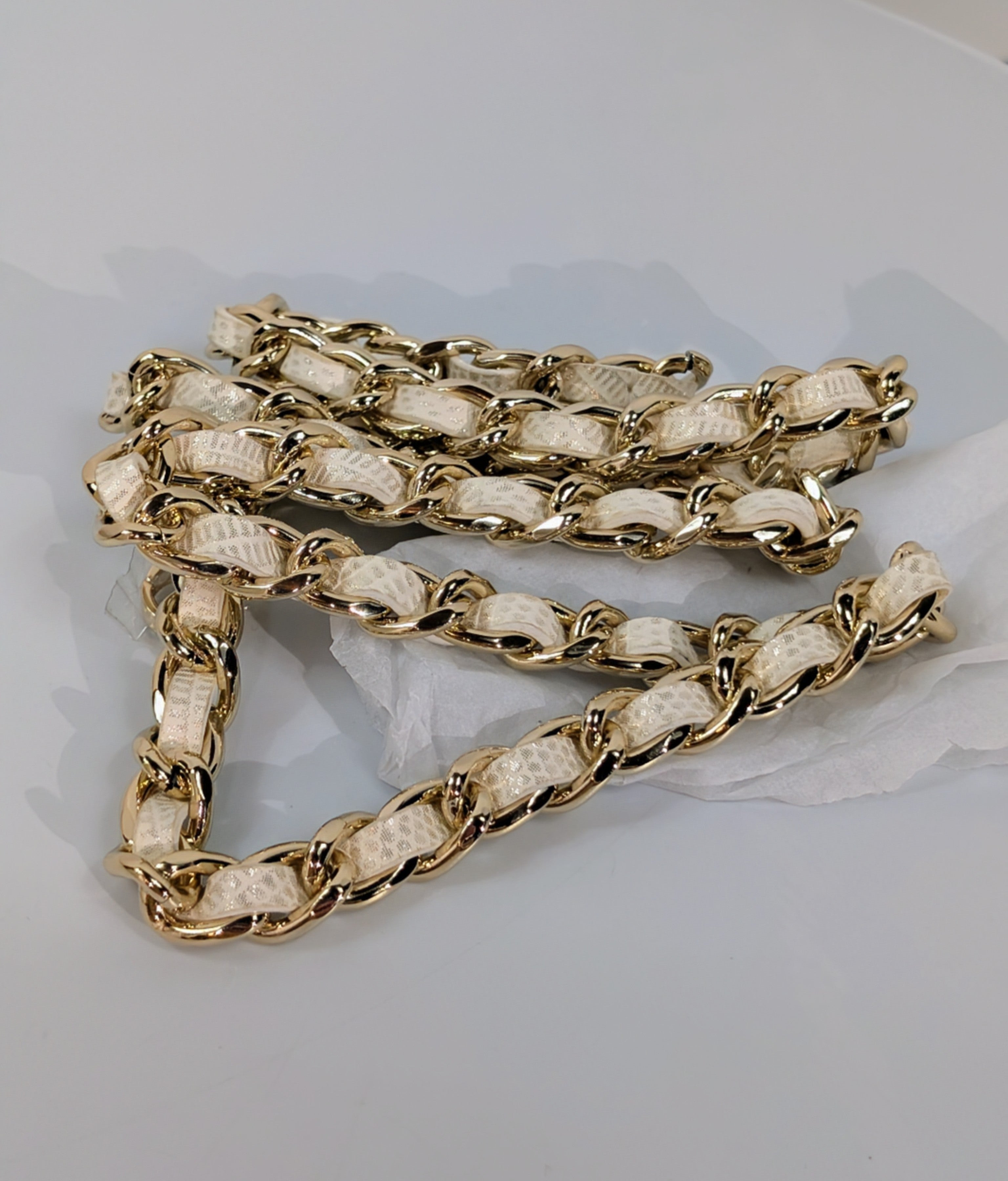 Aspinal of London Ivory White Lizard Embossed Calfskin Mini Mayfair Bag