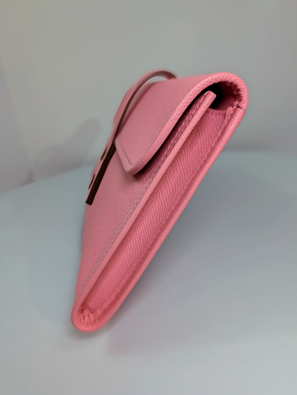 Hermès Rose Confetti Epsom Leather Jige Élan 29 Clutch