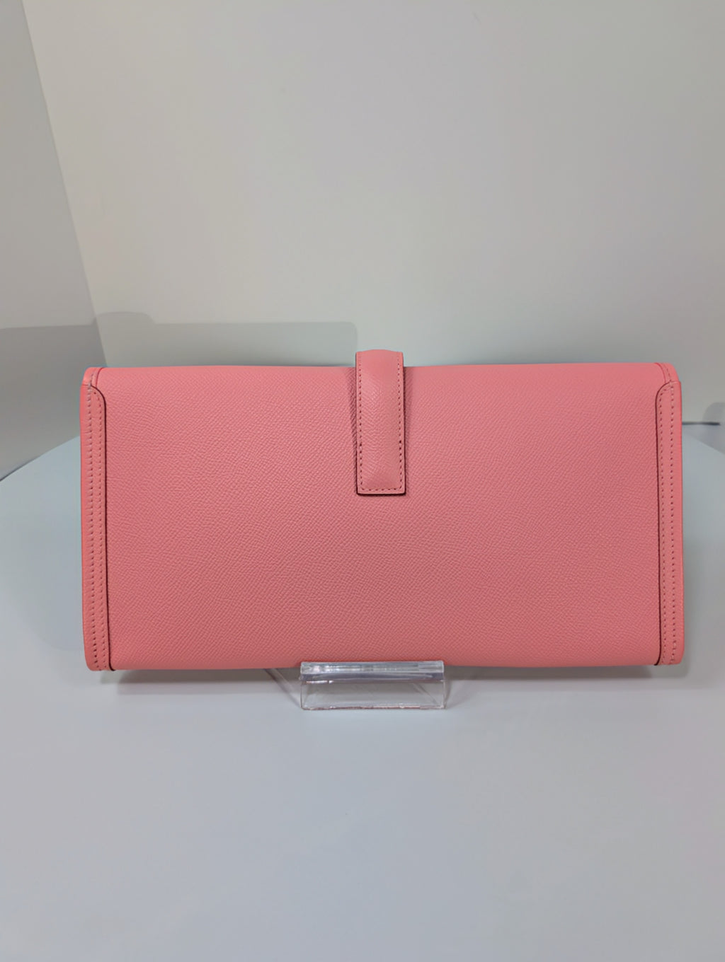 Hermès Rose Confetti Epsom Leather Jige Élan 29 Clutch