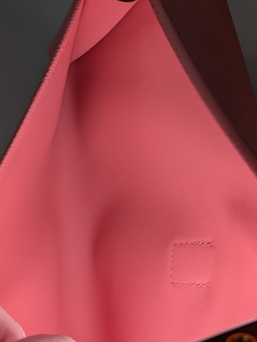 Hermès Rose Confetti Epsom Leather Jige Élan 29 Clutch