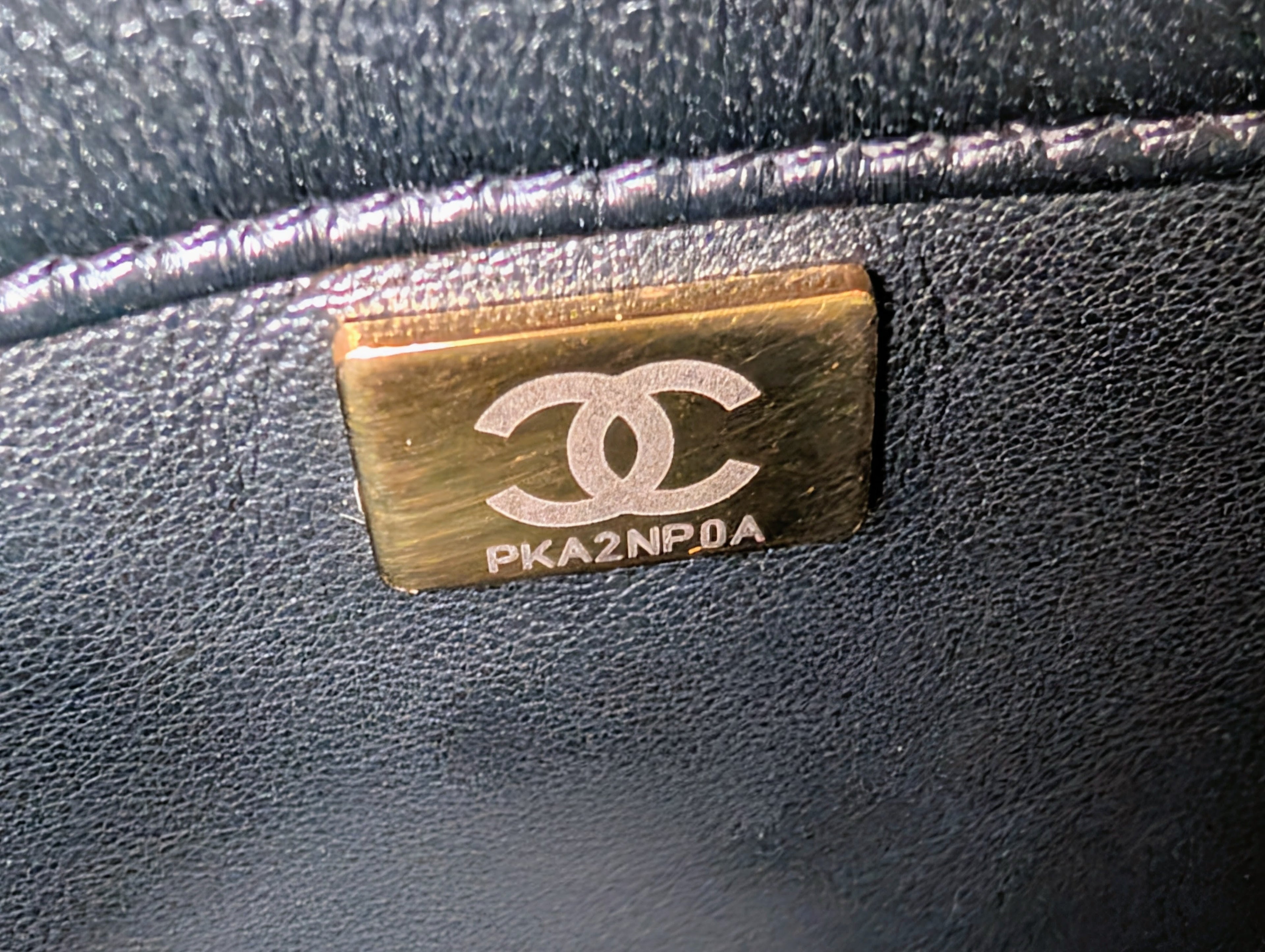 Chanel Black Quilted Lambskin Trendy CC Top Handle Flap Bag