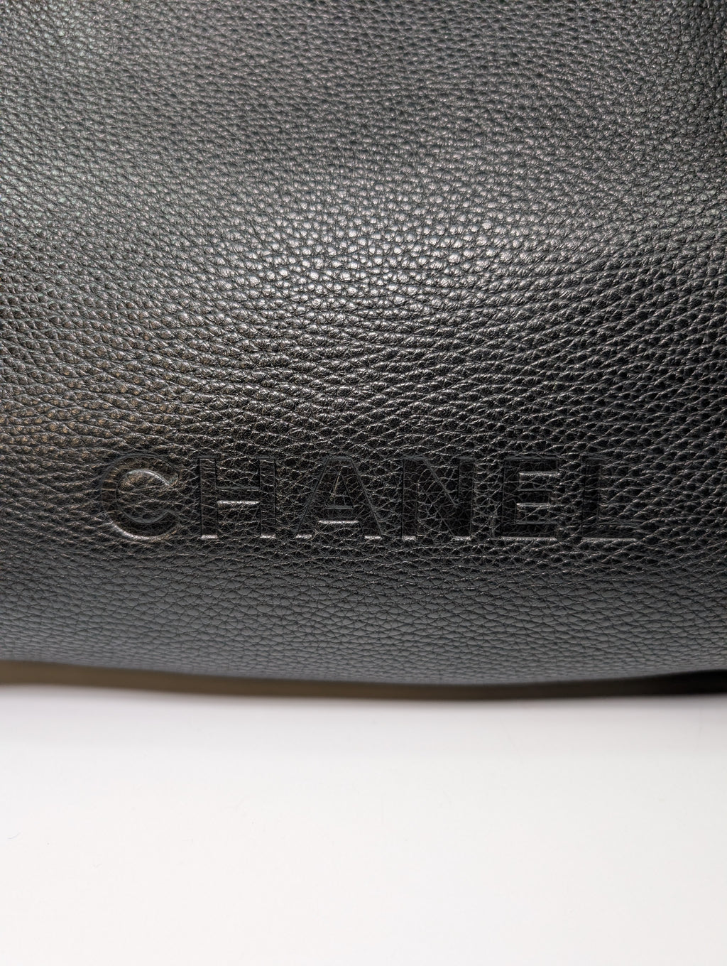 Chanel Vintage Black Timeless Soft Grained Calfskin Hobo Tassel Bag