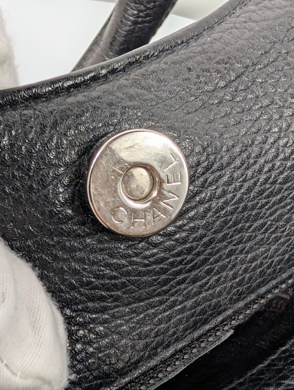 Chanel Vintage Black Timeless Soft Grained Calfskin Hobo Tassel Bag