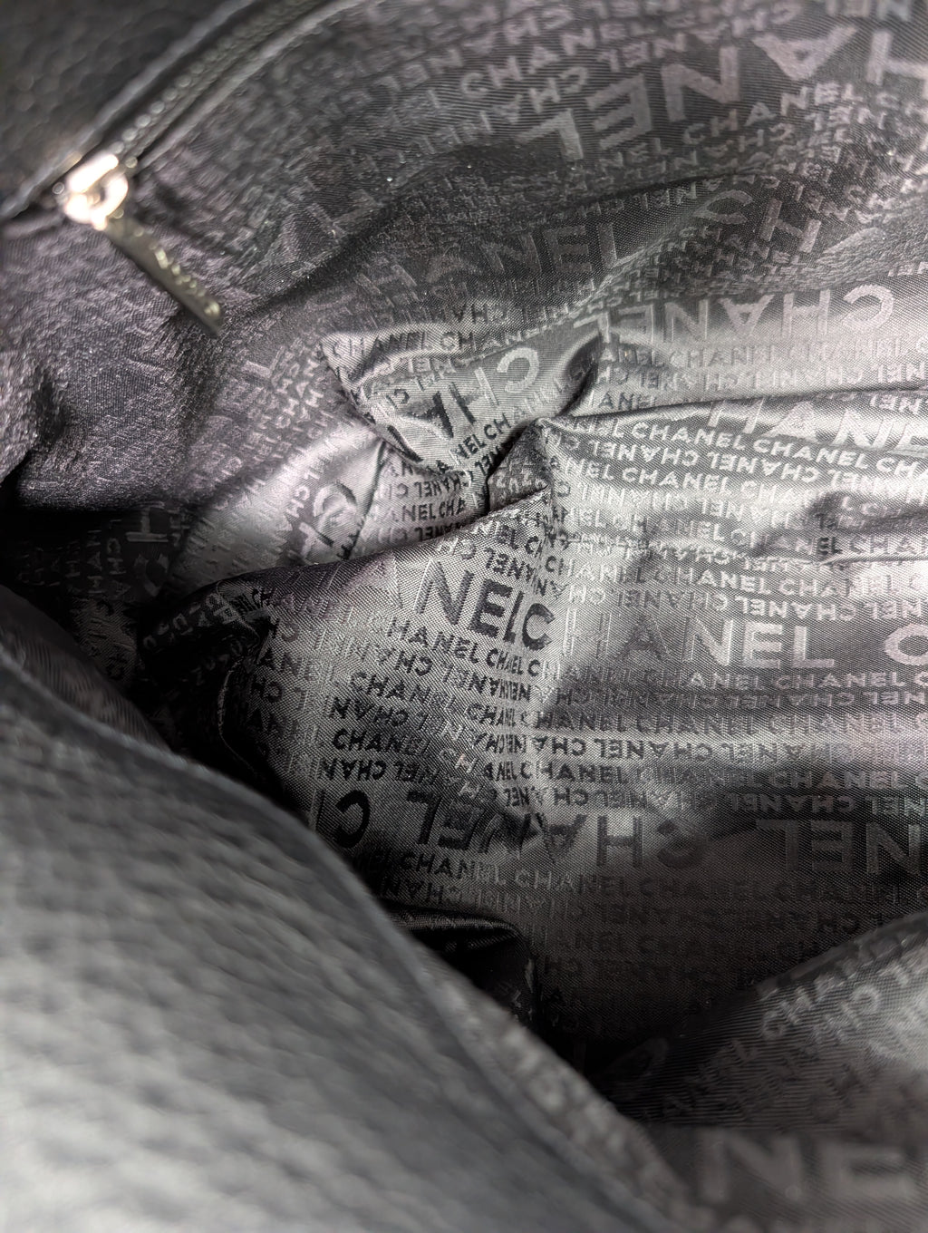 Chanel Vintage Black Timeless Soft Grained Calfskin Hobo Tassel Bag