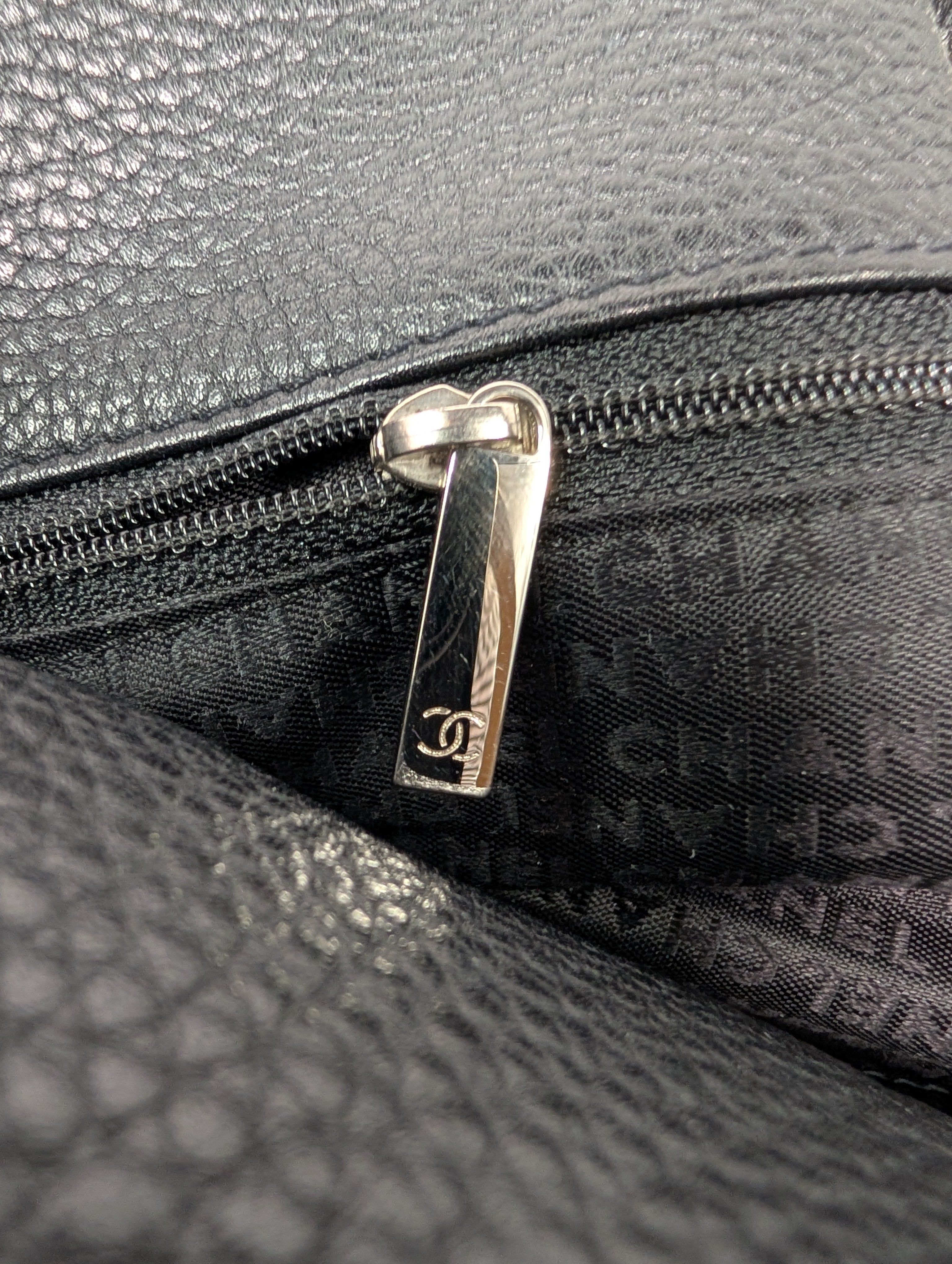 Chanel Vintage Black Timeless Soft Grained Calfskin Hobo Tassel Bag