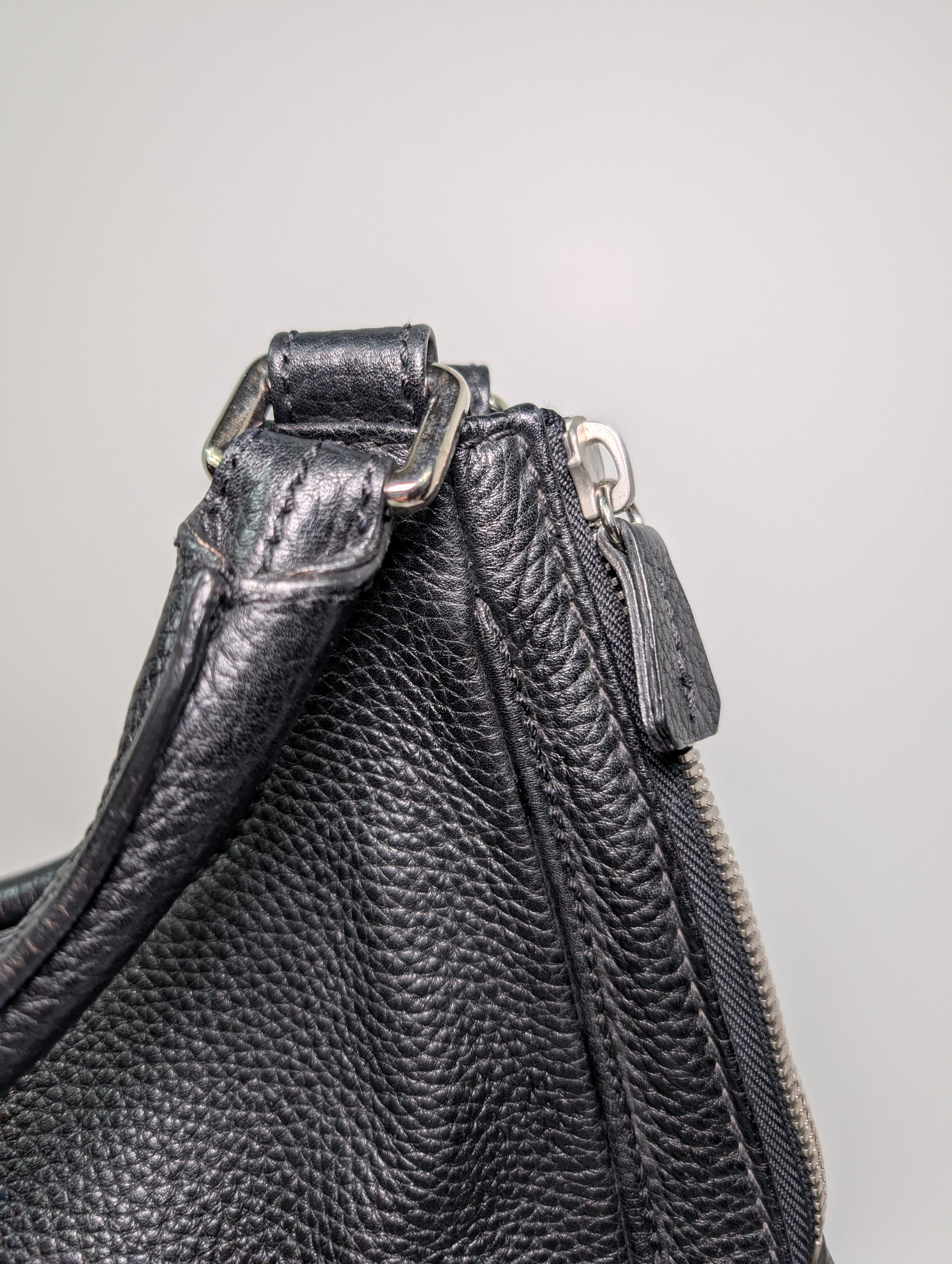 Chanel Vintage Black Timeless Soft Grained Calfskin Hobo Tassel Bag