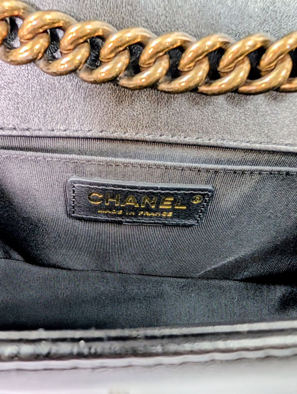 Chanel Rare Black Quilted Lambskin Medium Boy Bag with Jeweled Clasp