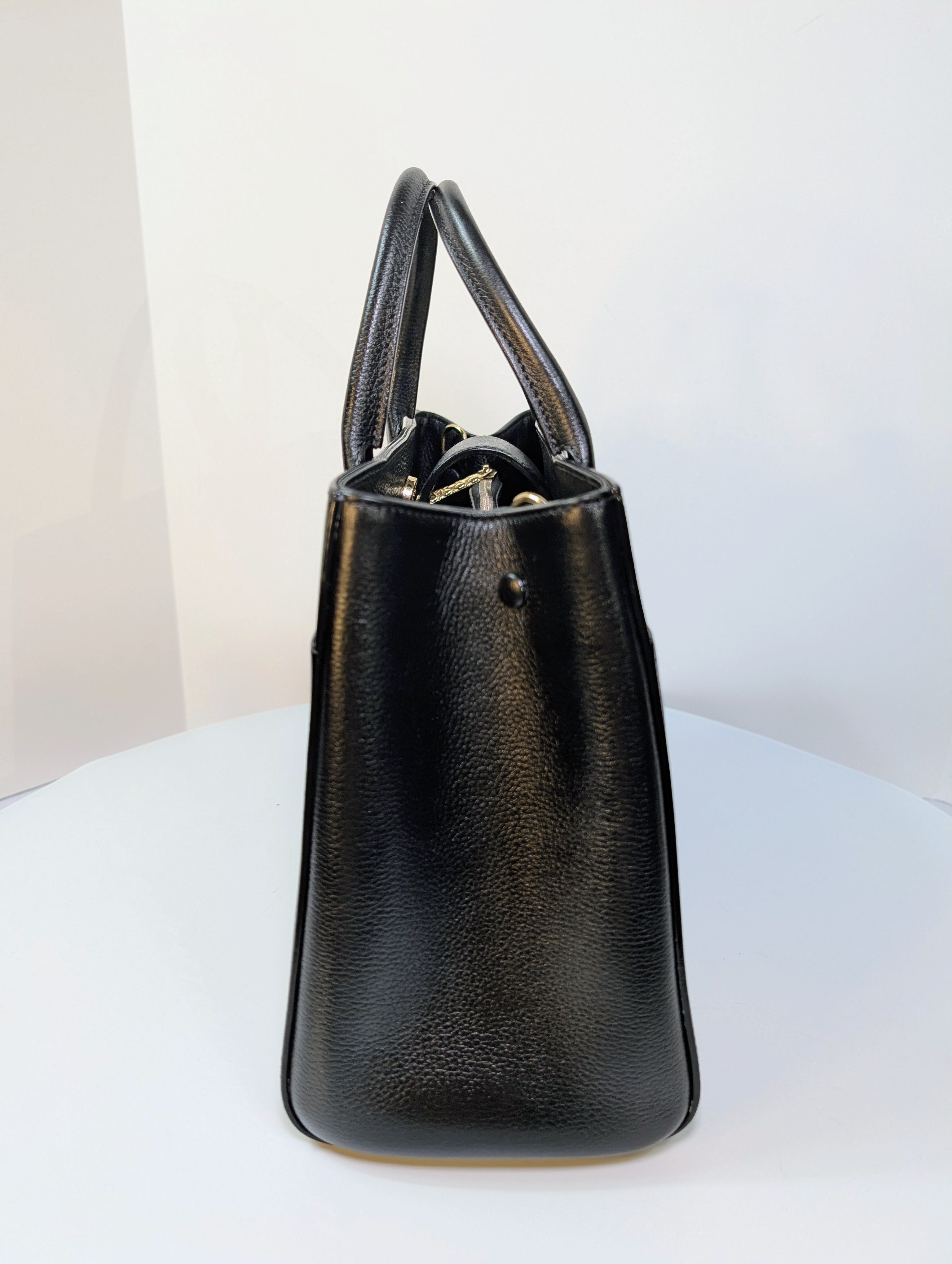 Chanel CC Turnlock Shopper Neo Tote Black with Gold Hardware