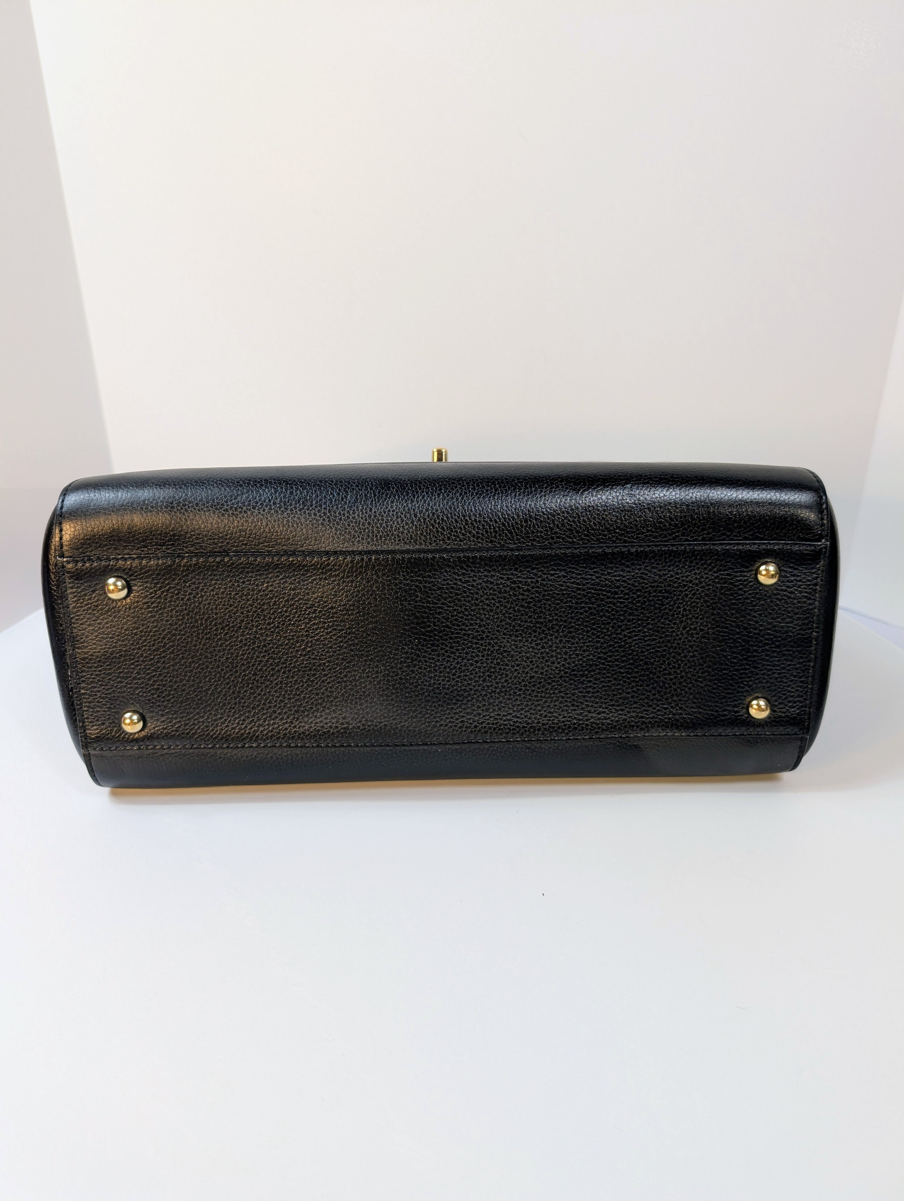 Chanel CC Turnlock Shopper Neo Tote Black with Gold Hardware