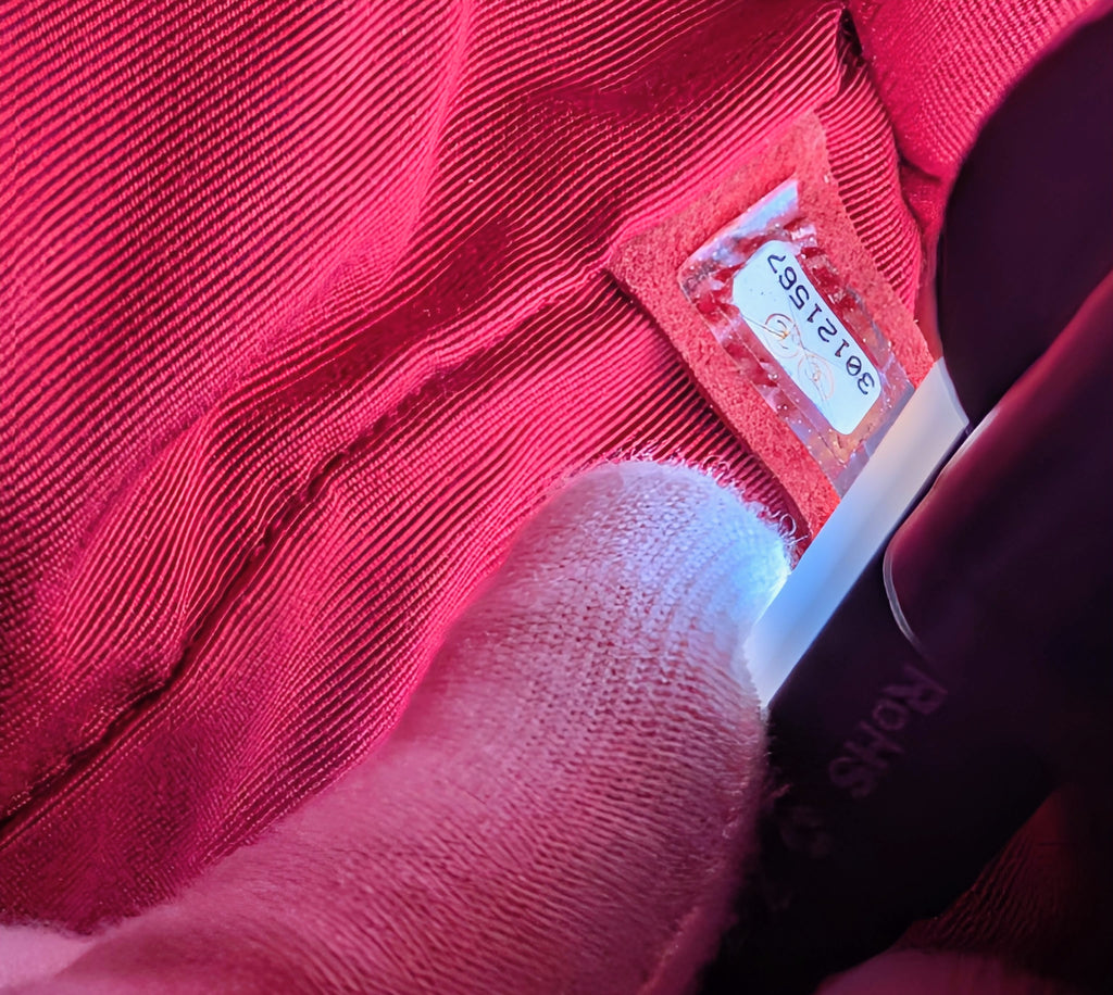 Chanel Limited-Edition Red Lambskin Runway Chain Cage Shopping Bag