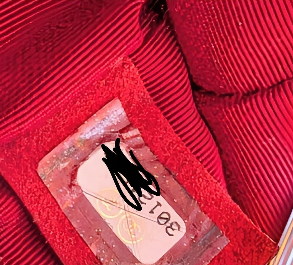 Chanel Limited-Edition Red Lambskin Runway Chain Cage Shopping Bag