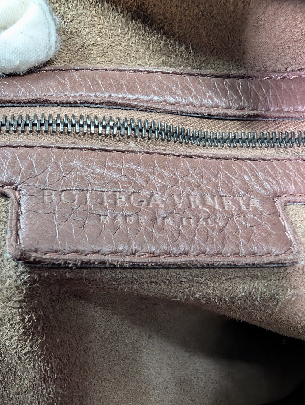 Bottega Veneta Light Brown "Frayed" Intrecciato Nappa Veneta Hobo