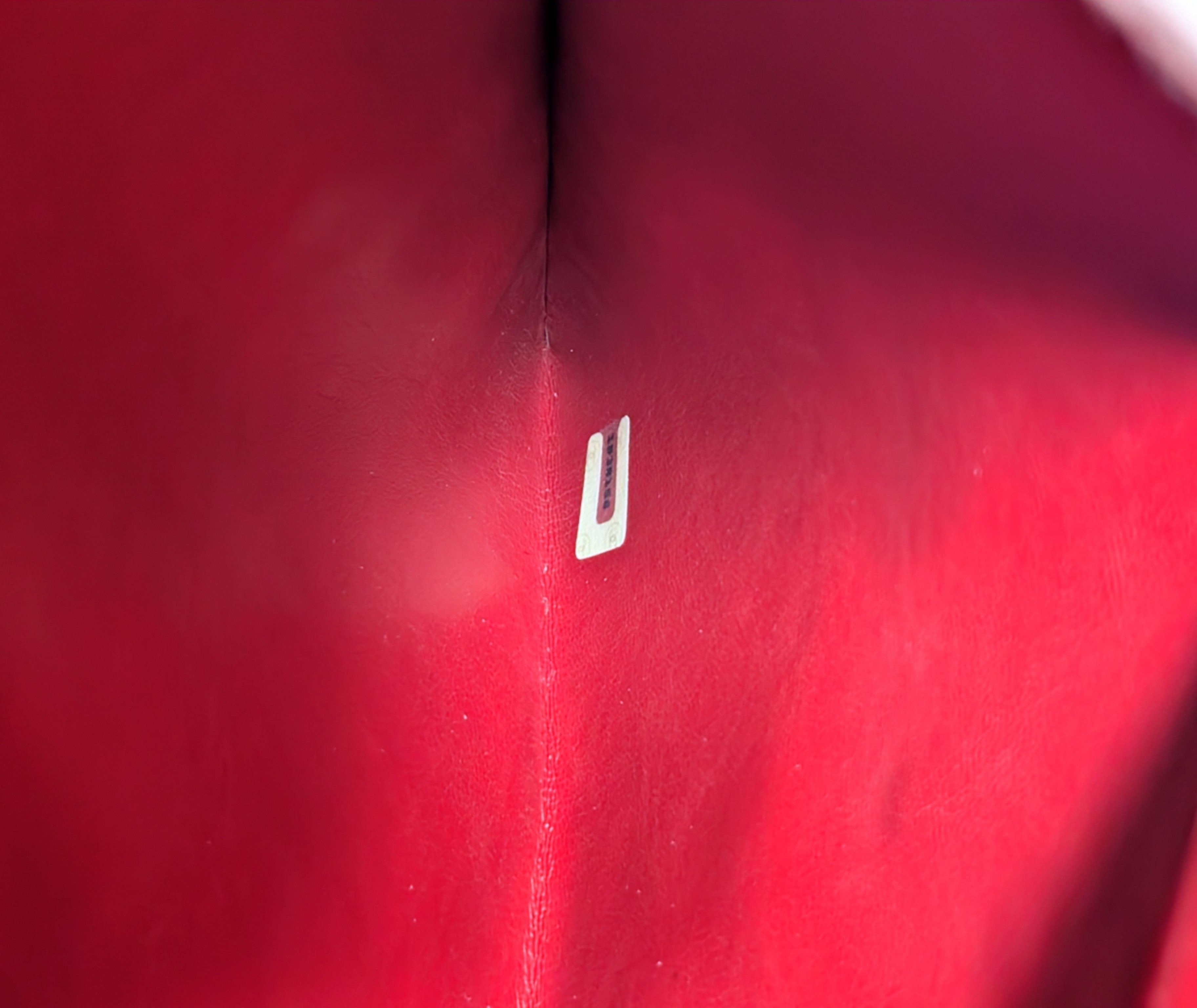 Chanel Vintage Red Quilted Lambskin XL Hobo Bag with 24k Gold-Plated Medallion