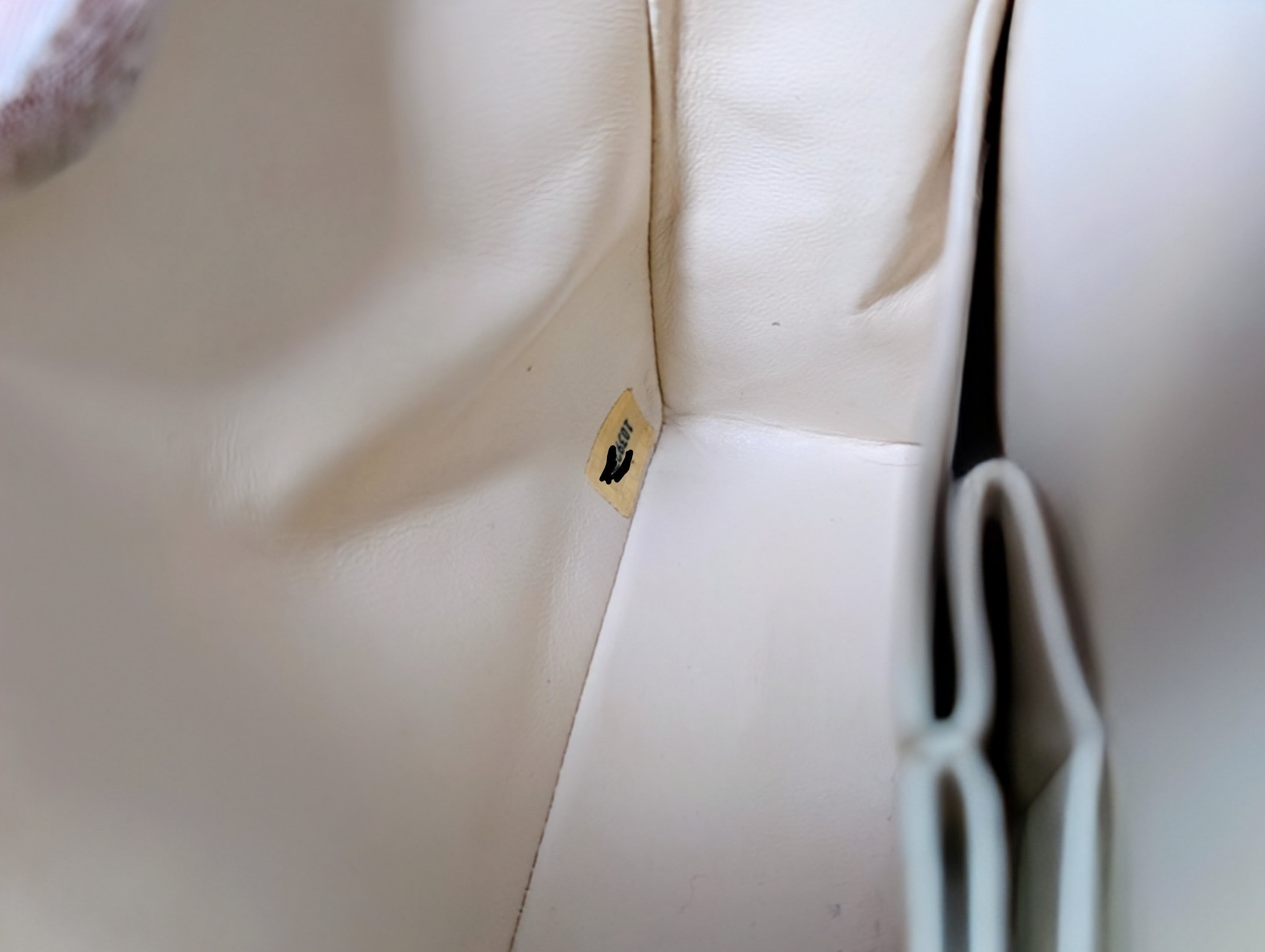 Chanel Rare Vintage White Medium Quilted Lambskin Classic Double Flap Bag with 24k Gold Hardware Series 1 (1989-1991)