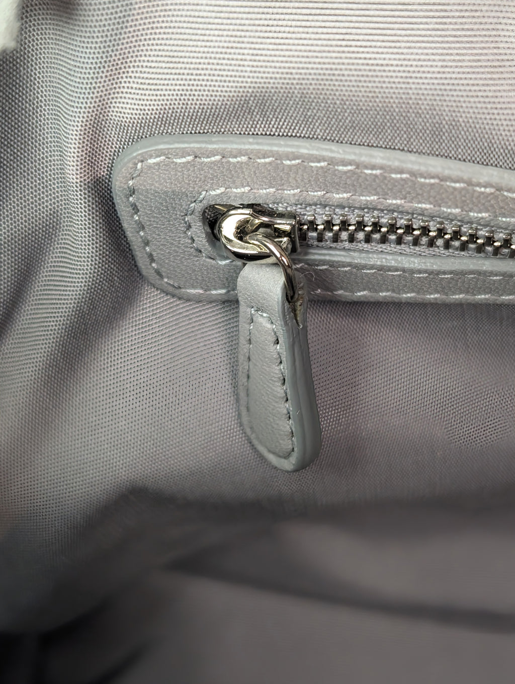 Christian Dior Maison Soft Zippered Grey Cannage Tote