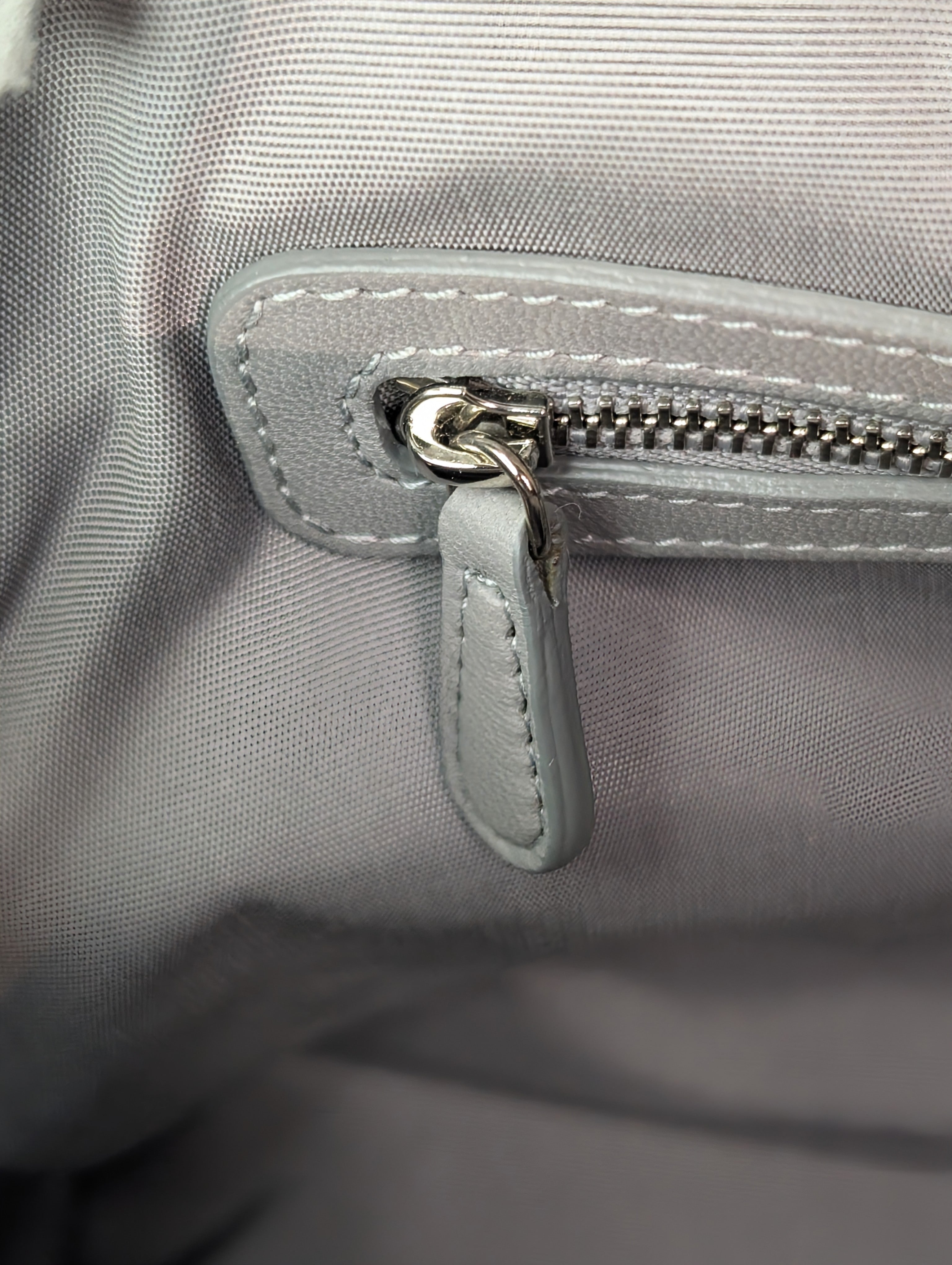 Christian Dior Maison Soft Zippered Grey Cannage Tote