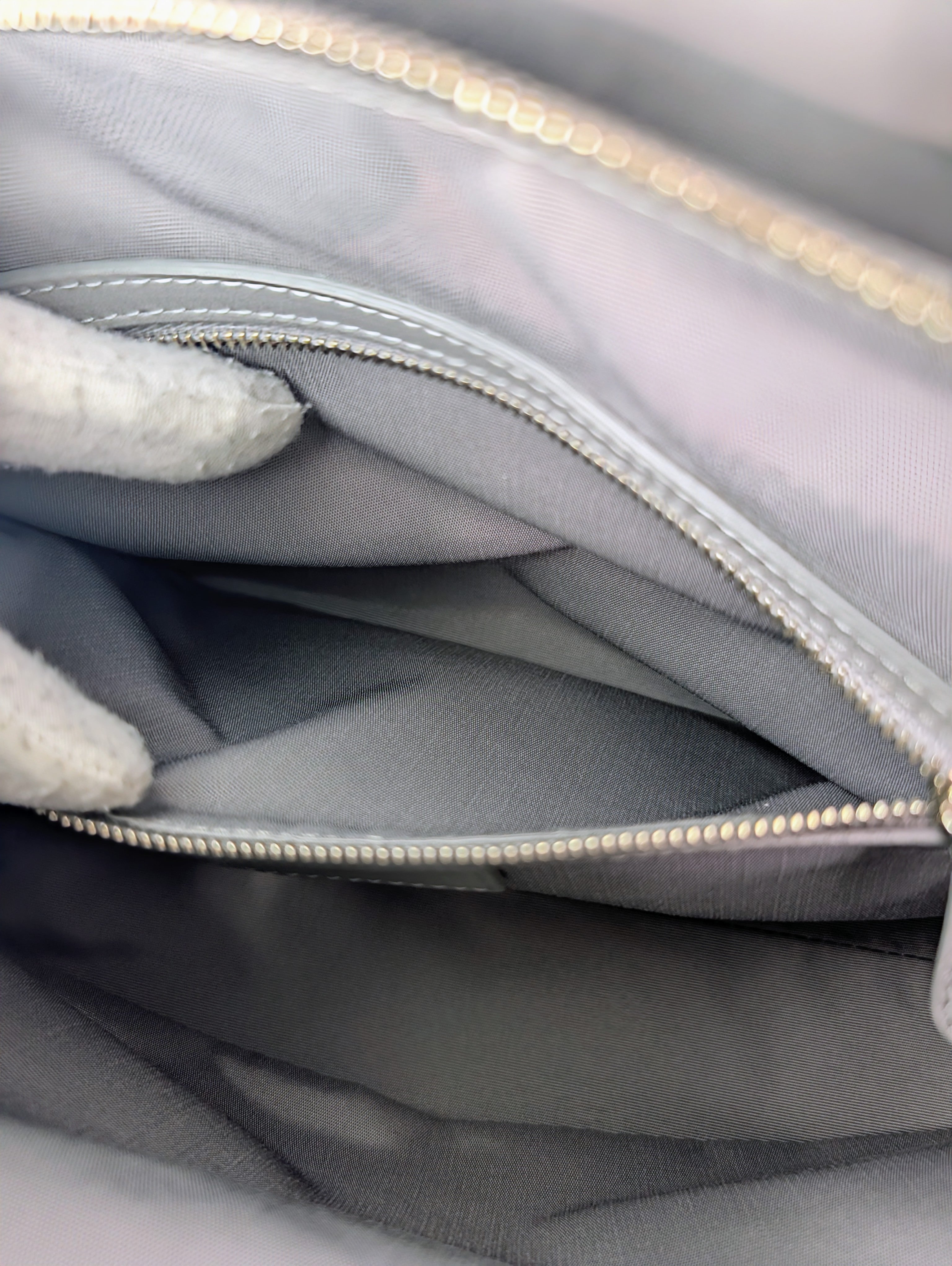 Christian Dior Maison Soft Zippered Grey Cannage Tote