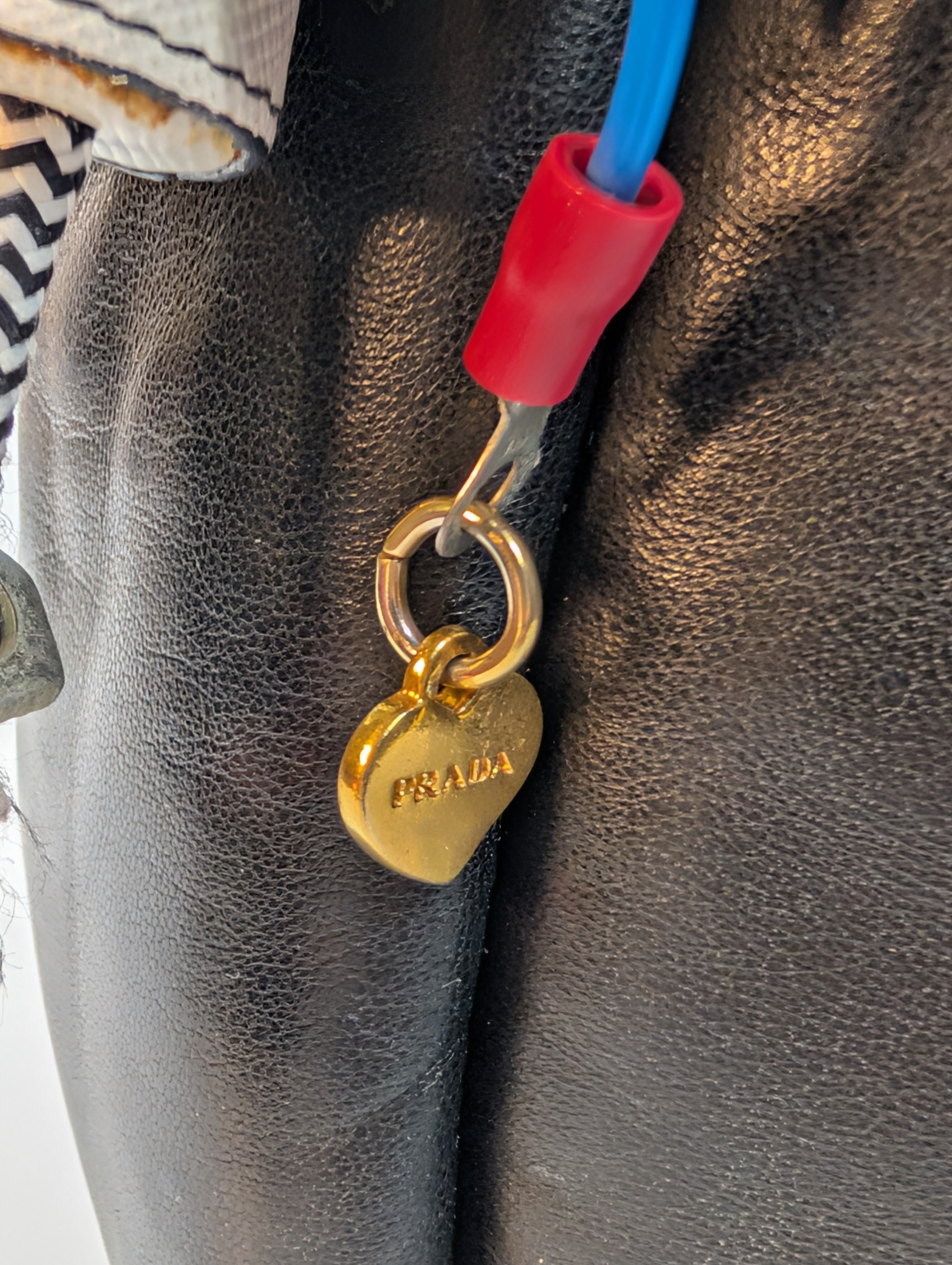 Prada Multicolor Mixed‑Media Doll Bag Charm