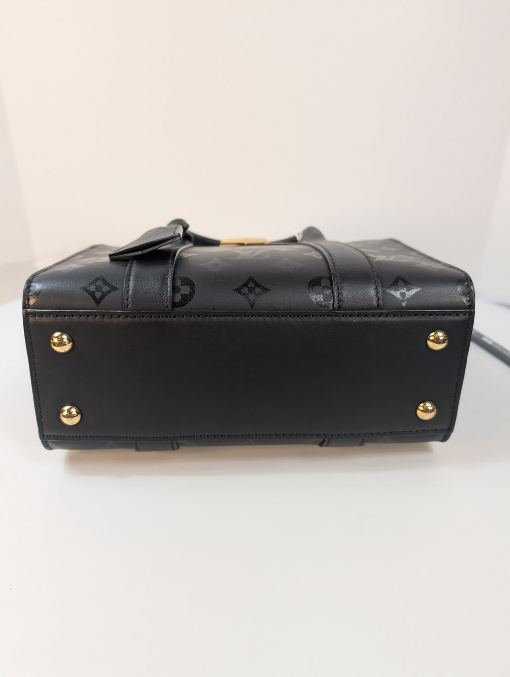 Louis Vuitton Black "Very" Tote BB Noir Monogram BB Handbag