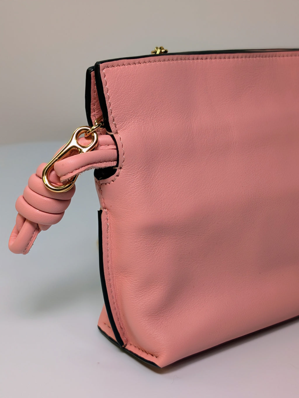 Loewe Pink Napa Calfskin Flamenco Nano Clutch