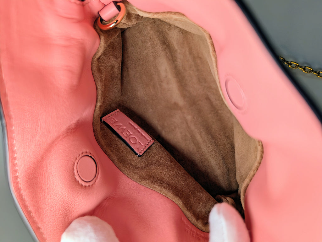 Loewe Pink Napa Calfskin Flamenco Nano Clutch