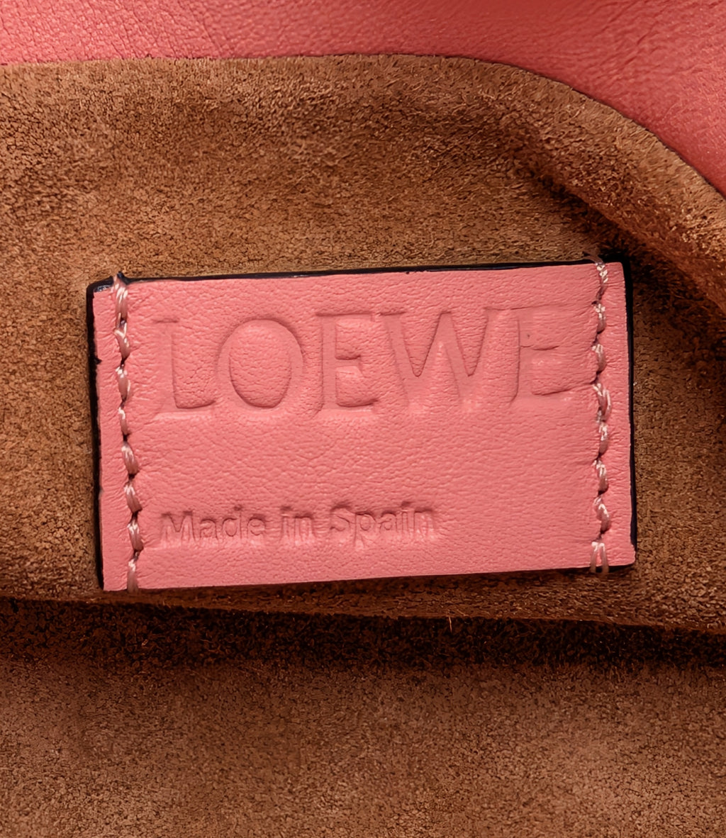 Loewe Pink Napa Calfskin Flamenco Nano Clutch