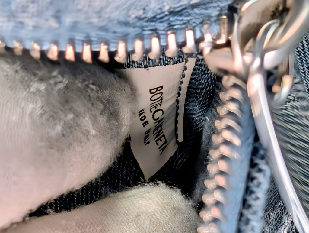 Bottega Veneta Light Blue Denim Intrecciato Cassette Crossbody Bag