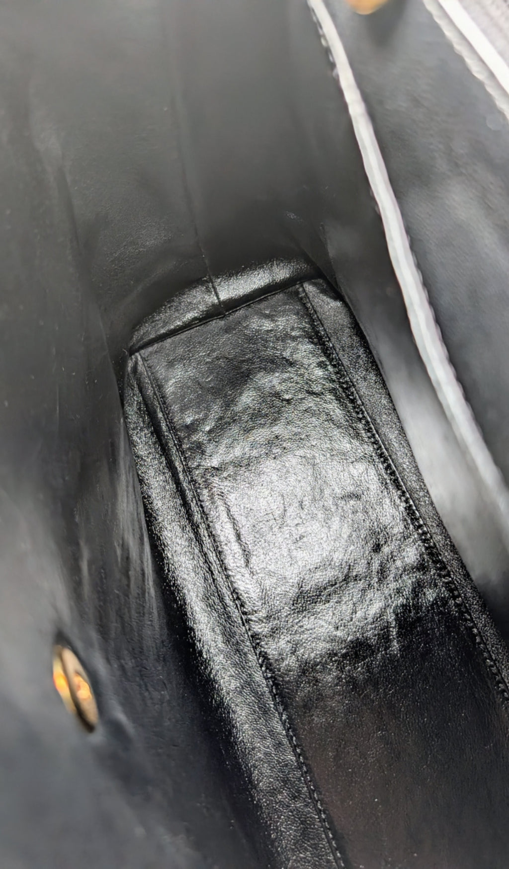 Chanel Vintage Black Quilted Caviar Leather Medium Kelly Flap Top Handle Bag