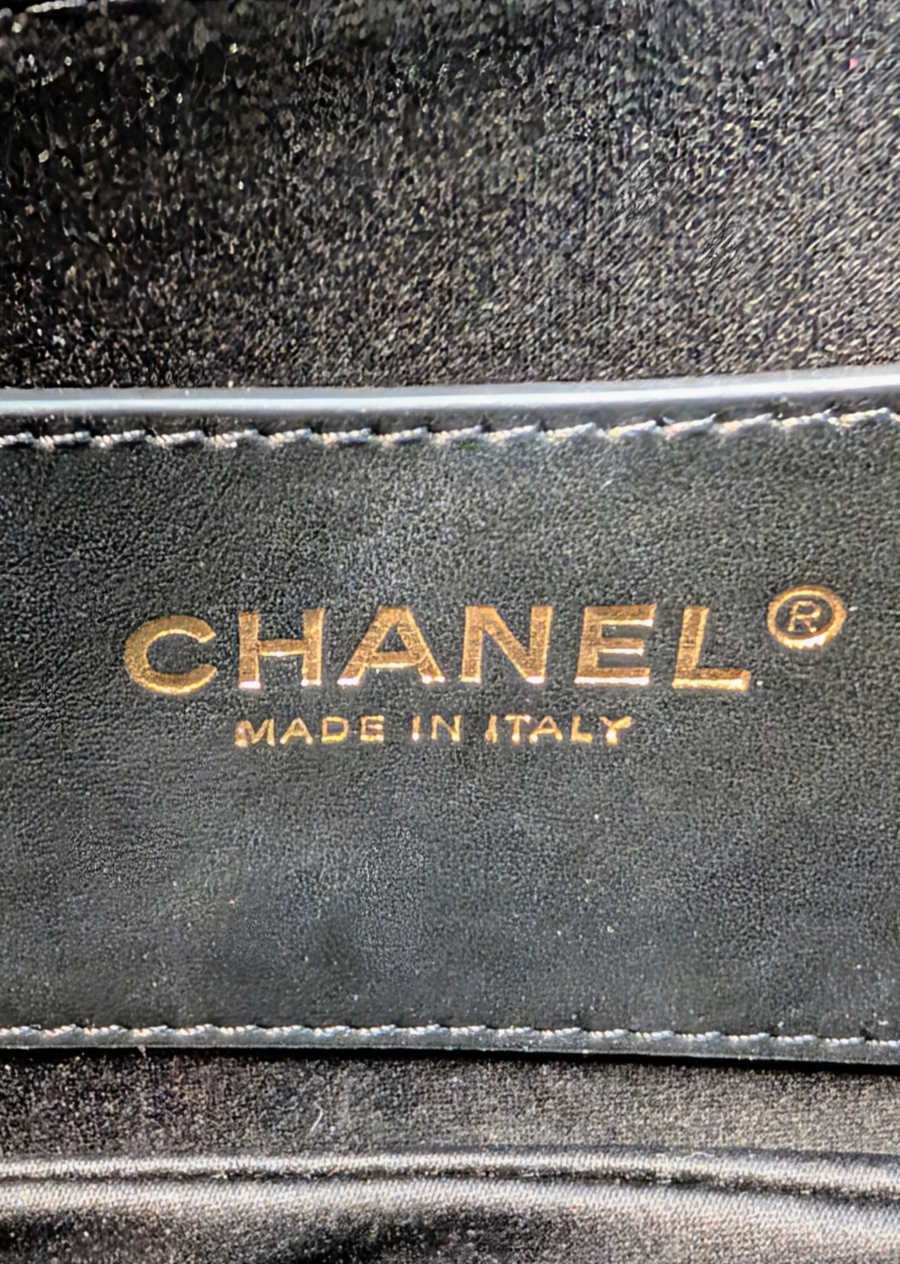 Chanel Paris Cosmopolite Black Velvet Quilted Flap Clutch with Pearl Button