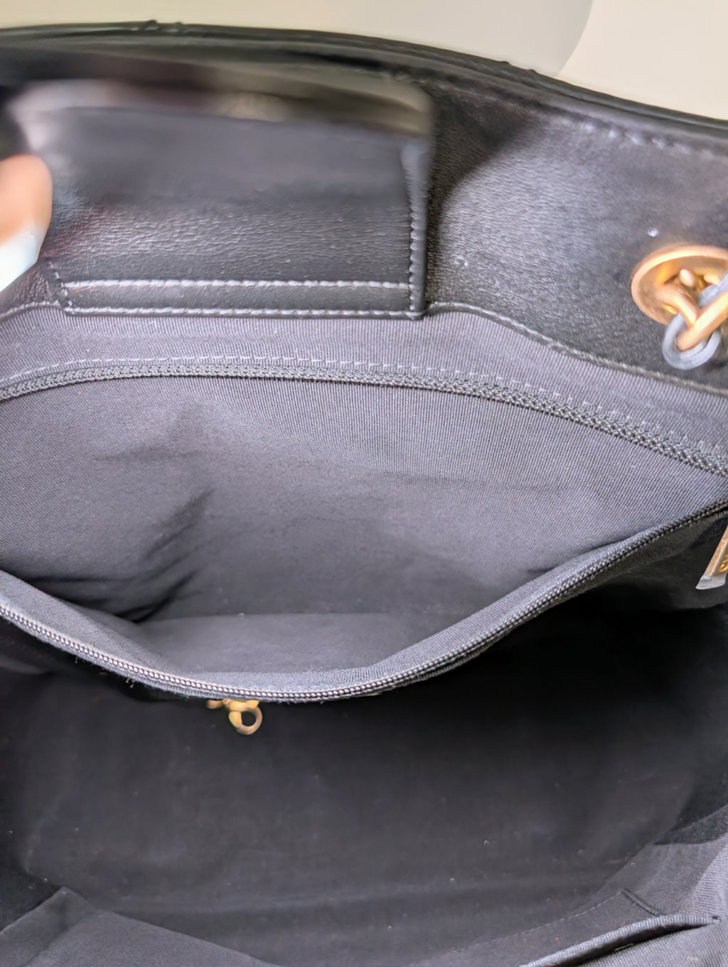Chanel Black Quilted Calfskin Shopping Tote (GST)
