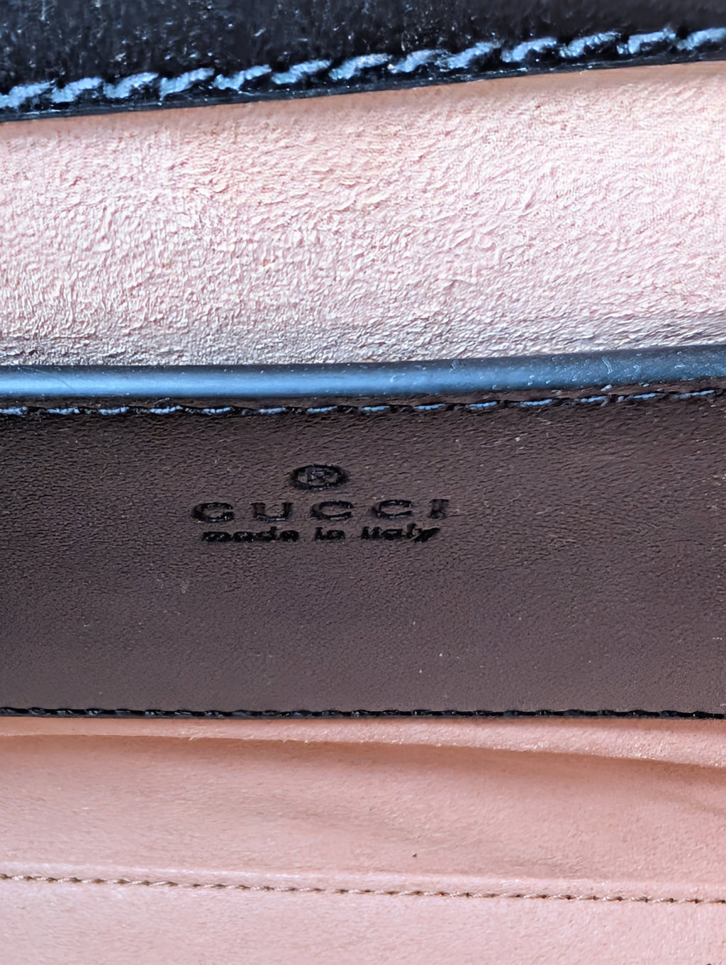 Gucci Black Leather GG Marmont Matelassé Mini Shoulder Bag