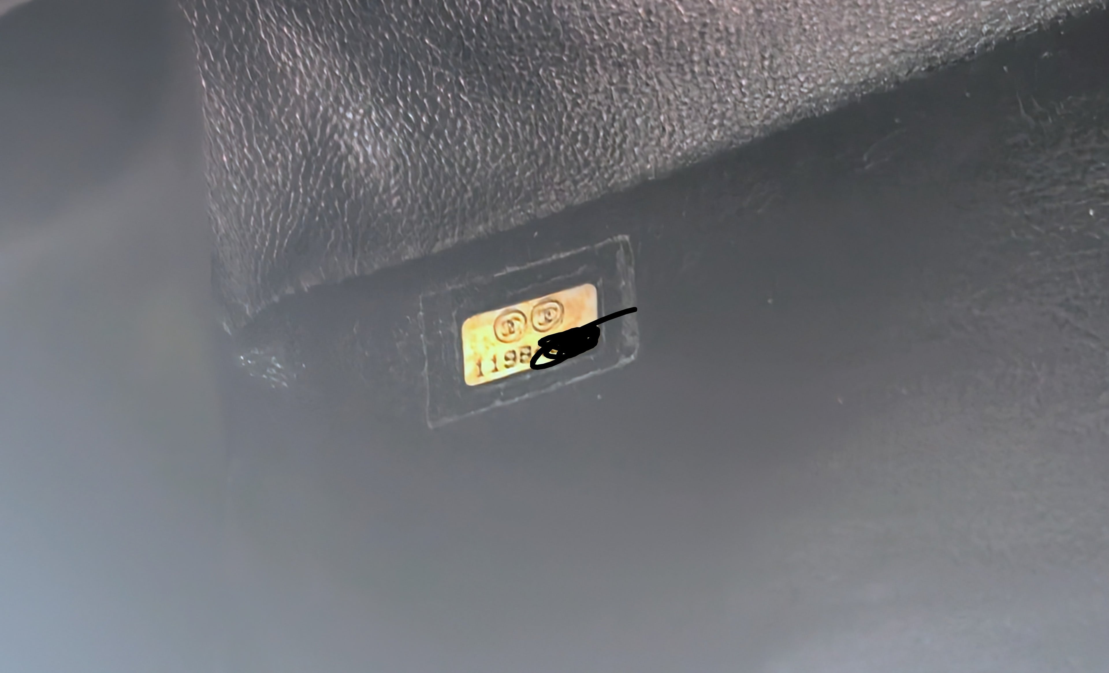 Chanel Vintage Anthracite Distressed Calfskin Leather 2.55 Reissue Double Flap Bag