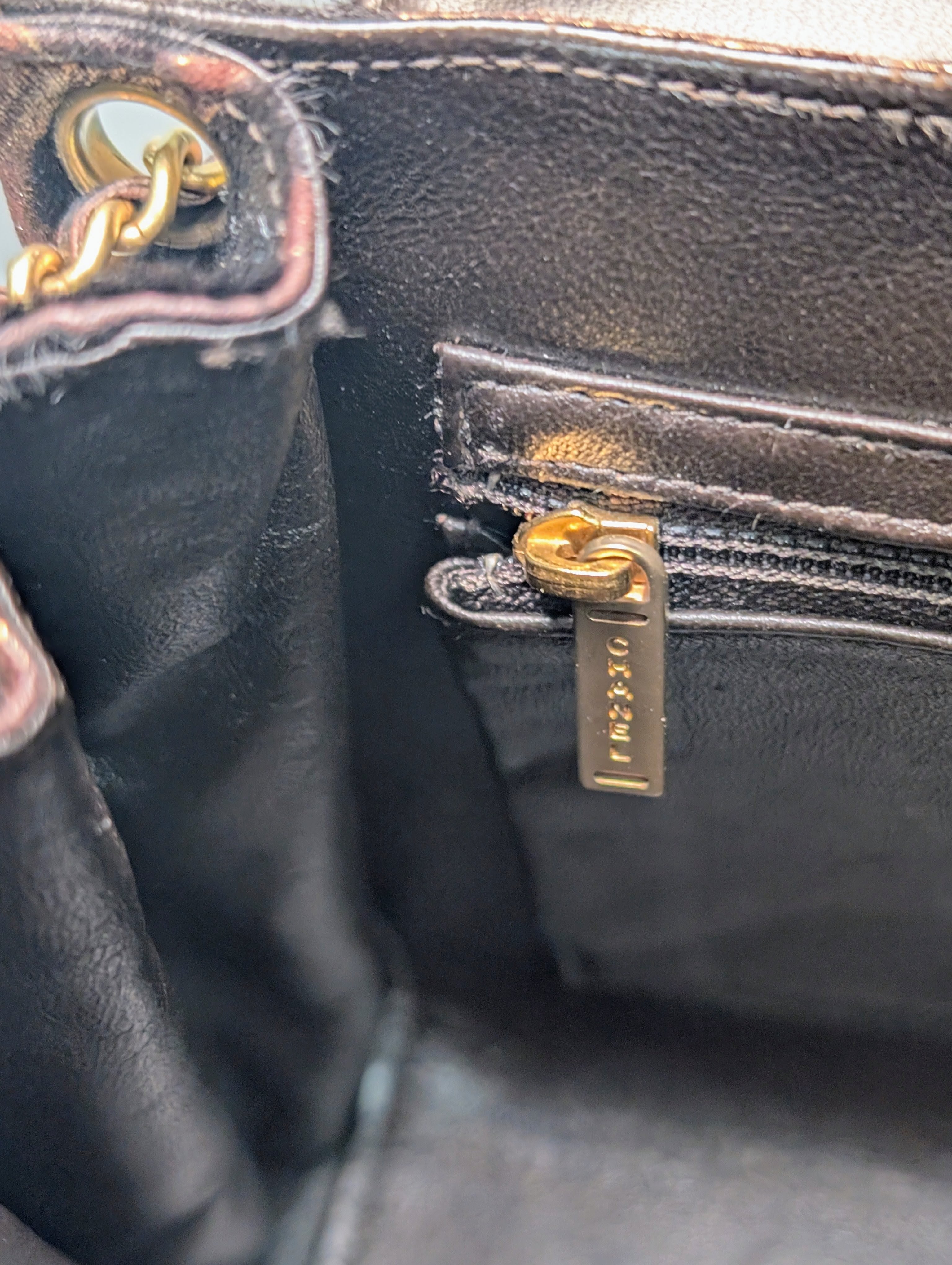 Chanel Vintage Brown Cream Giraffe Print Pony Hair Tote Bag