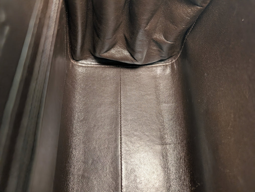 Chanel Vintage Brown Cream Giraffe Print Pony Hair Tote Bag