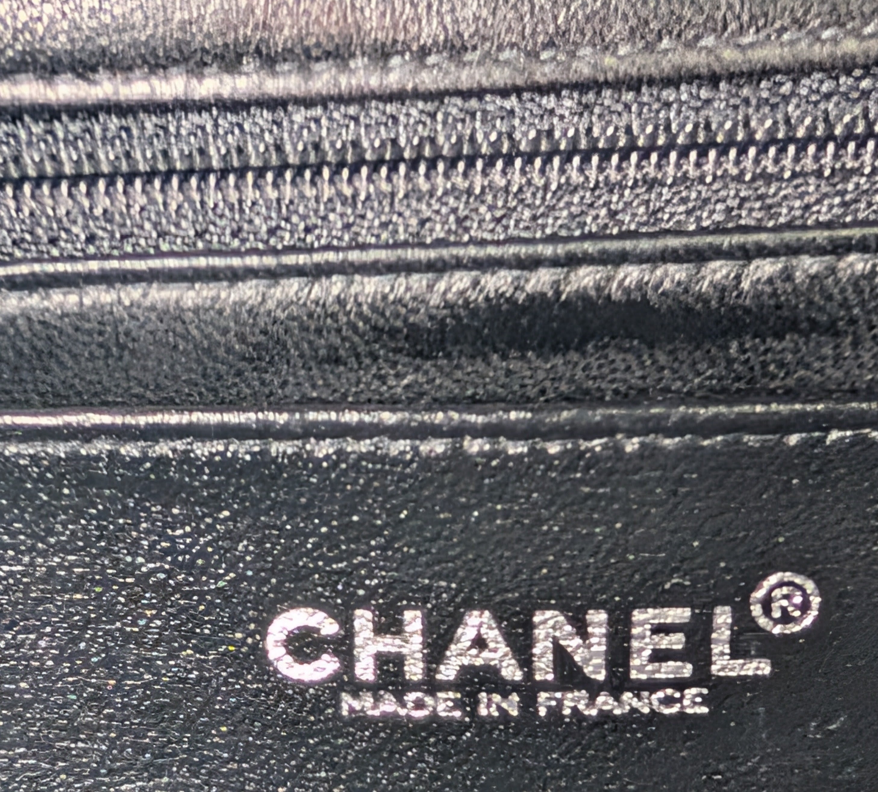 Chanel 6-Series Black Lambskin Chocolate Bar Mademoiselle Flap Bag