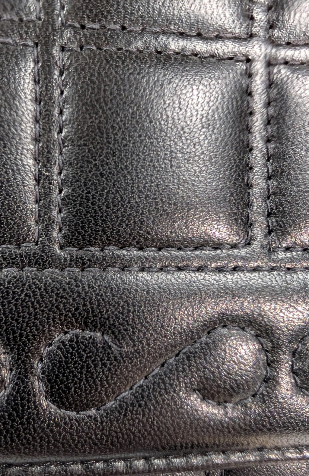 Chanel 6-Series Black Lambskin Chocolate Bar Mademoiselle Flap Bag