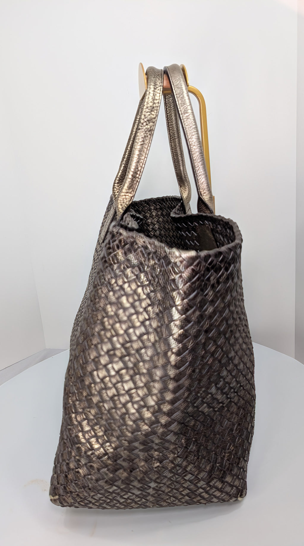 Bottega Veneta Limited Edition (#145 of 500) Golden Cabas Maxi Woven Tote