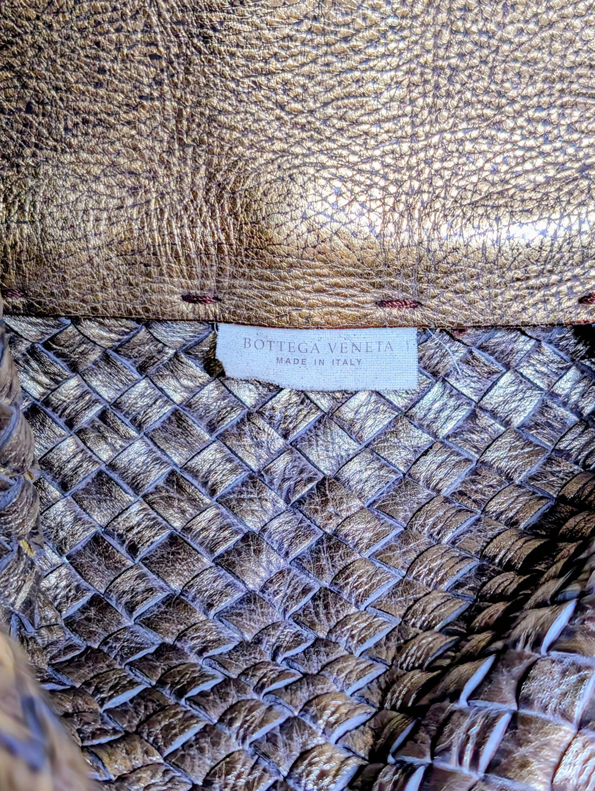 Bottega Veneta Limited Edition (#145 of 500) Golden Cabas Maxi Woven Tote