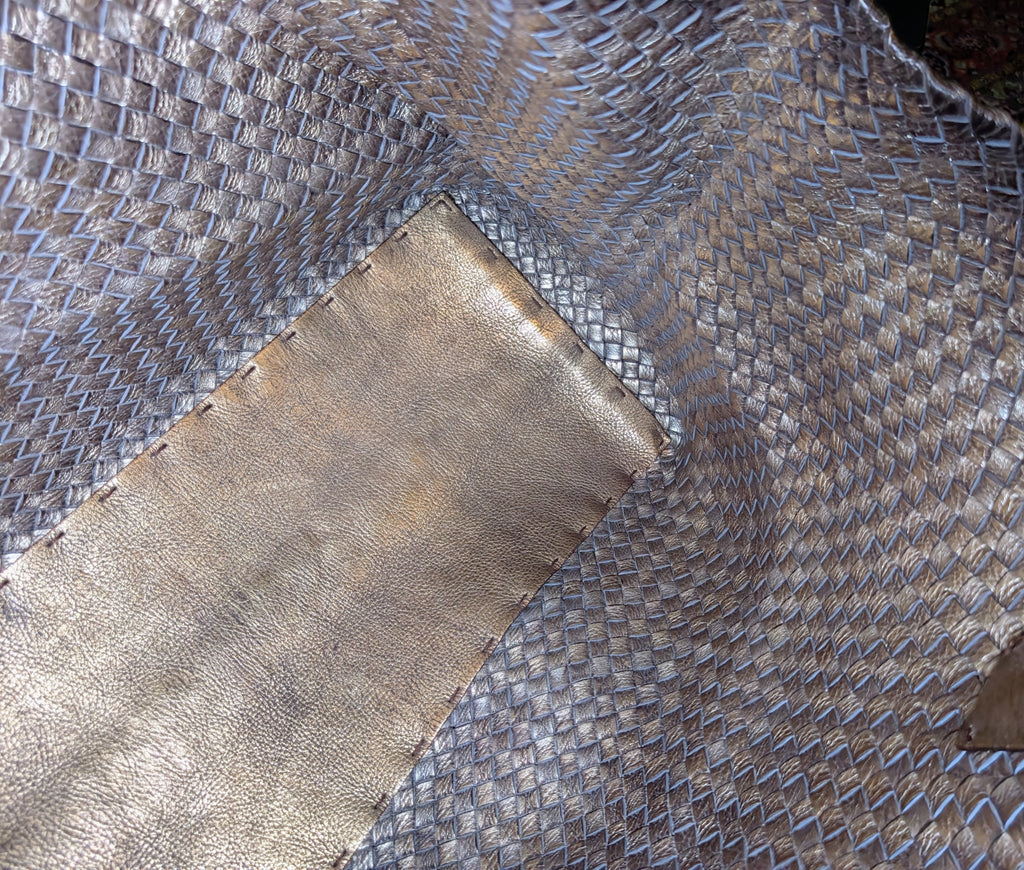 Bottega Veneta Limited Edition (#145 of 500) Golden Cabas Maxi Woven Tote