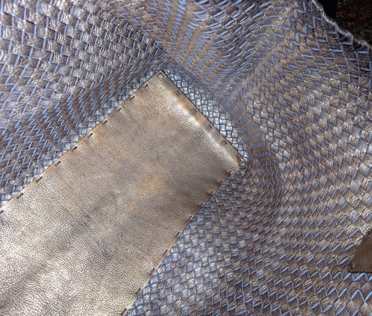 Bottega Veneta Limited Edition (#145 of 500) Golden Cabas Maxi Woven Tote