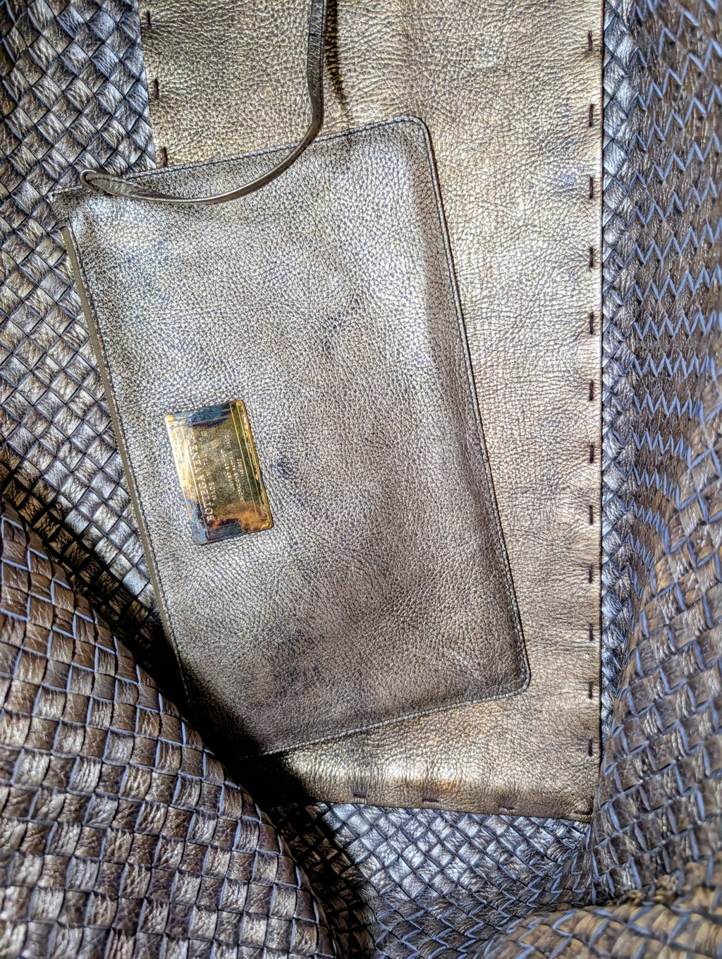 Bottega Veneta Limited Edition (#145 of 500) Golden Cabas Maxi Woven Tote