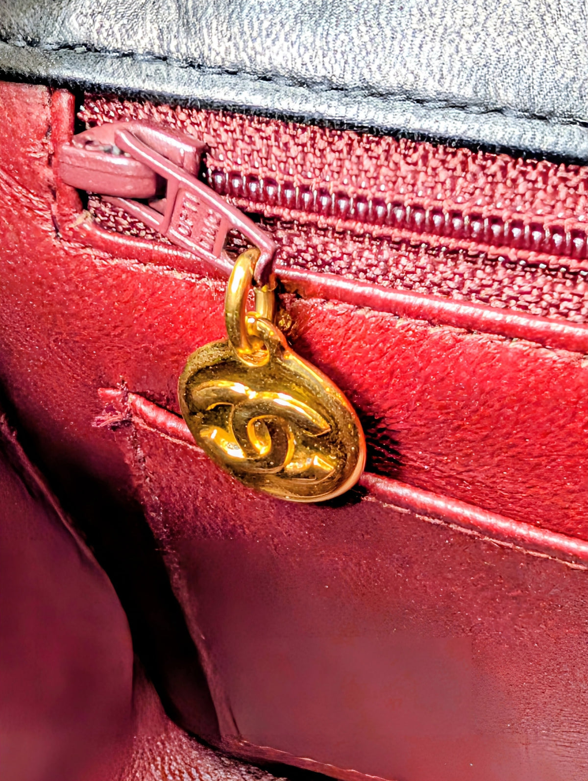 Chanel Small Vintage Vertical Stitch Mademoiselle Diana Flap with 24k Gold-Plated Hardware