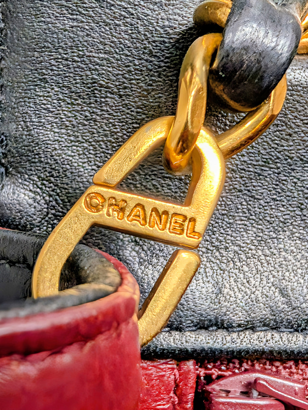 Chanel Small Vintage Vertical Stitch Mademoiselle Diana Flap with 24k Gold-Plated Hardware