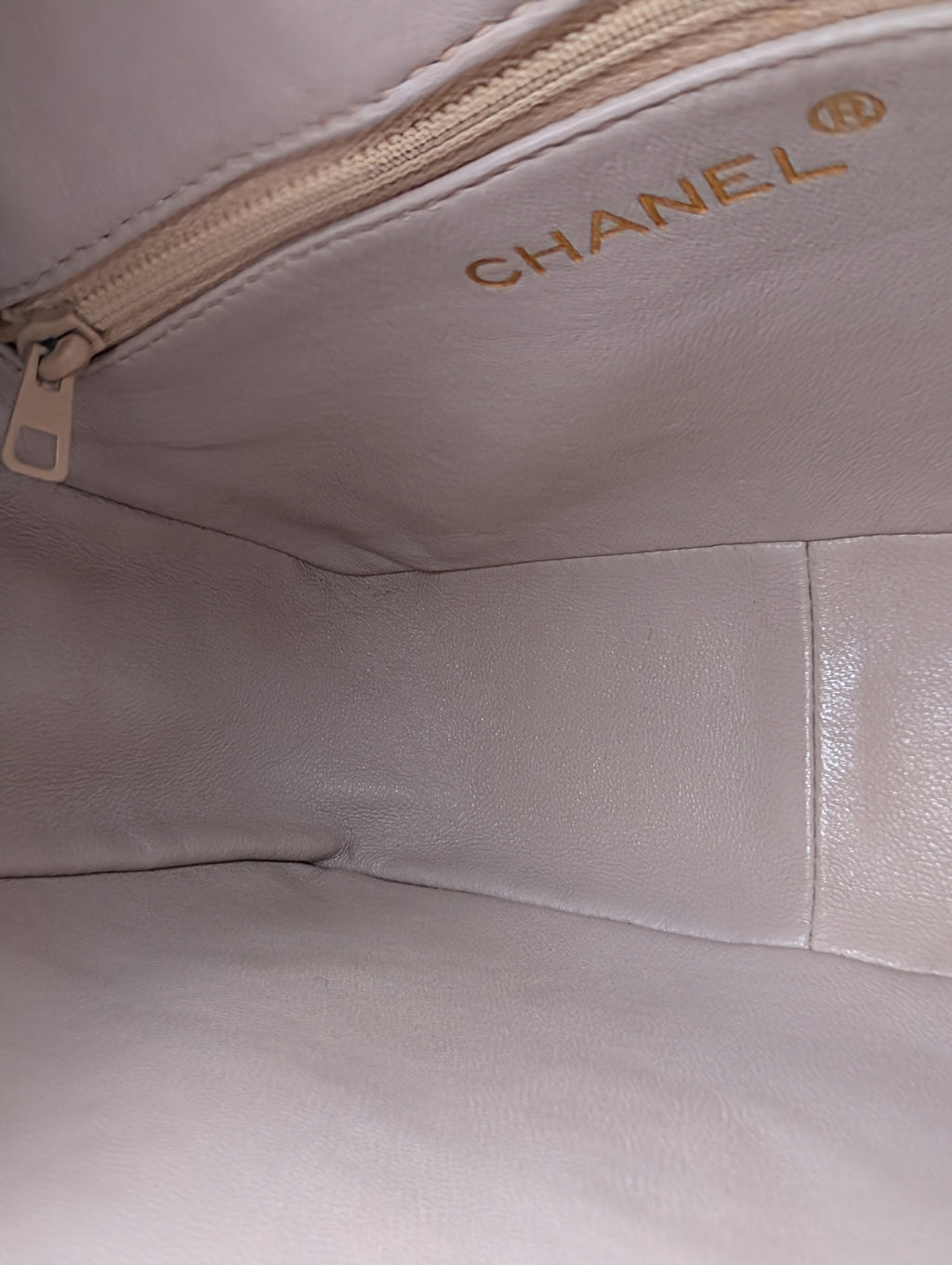 Chanel Vintage Beige Lizard Skin Bijoux Chain Tassel Camera Bag with 24K Gold-Plated Hardware