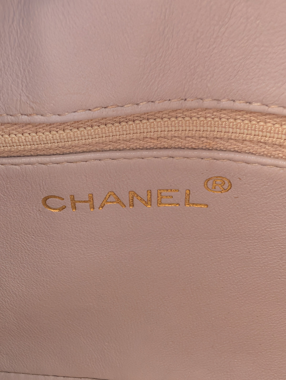 Chanel Vintage Beige Lizard Skin Bijoux Chain Tassel Camera Bag with 24K Gold-Plated Hardware