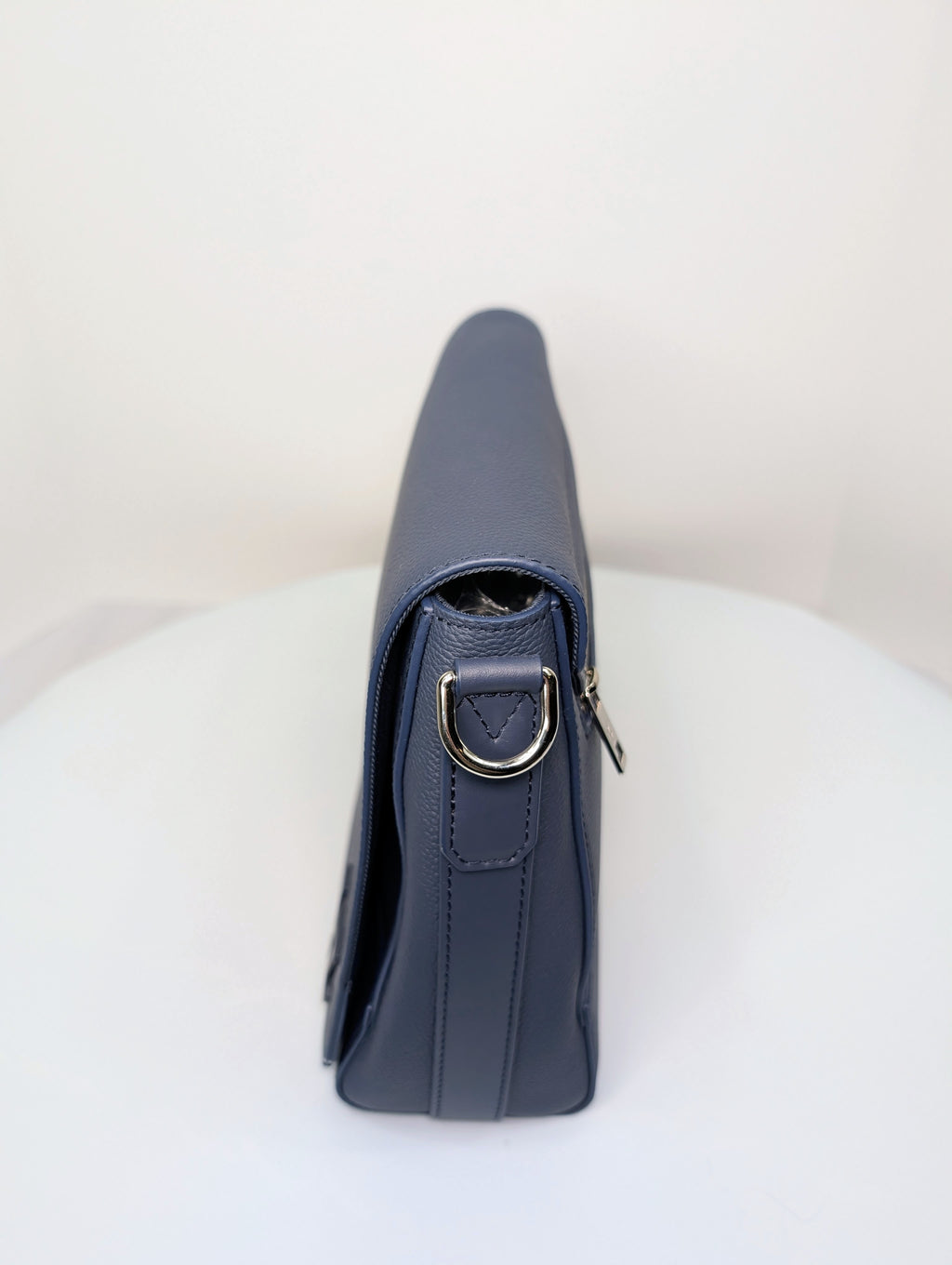 Louis Vuitton Marine Blue Calfskin Aerogram Messenger Crossbody Bag NWT