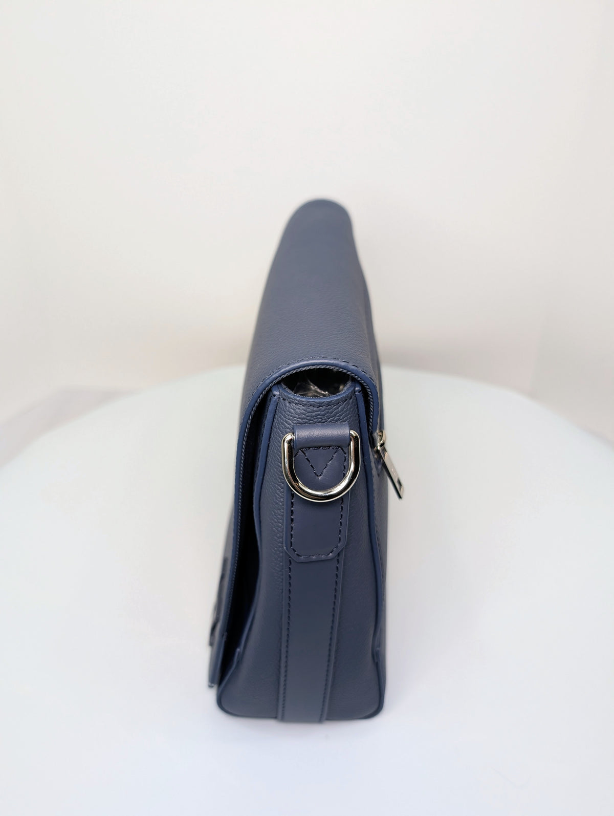 Louis Vuitton Marine Blue Calfskin Aerogram Messenger Crossbody Bag NWT