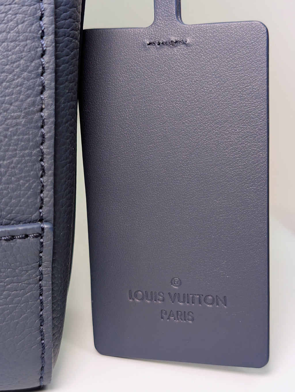 Louis Vuitton Marine Blue Calfskin Aerogram Messenger Crossbody Bag NWT