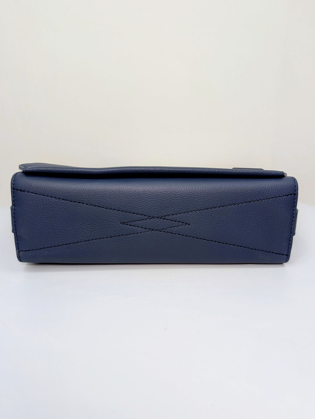 Louis Vuitton Marine Blue Calfskin Aerogram Messenger Crossbody Bag NWT