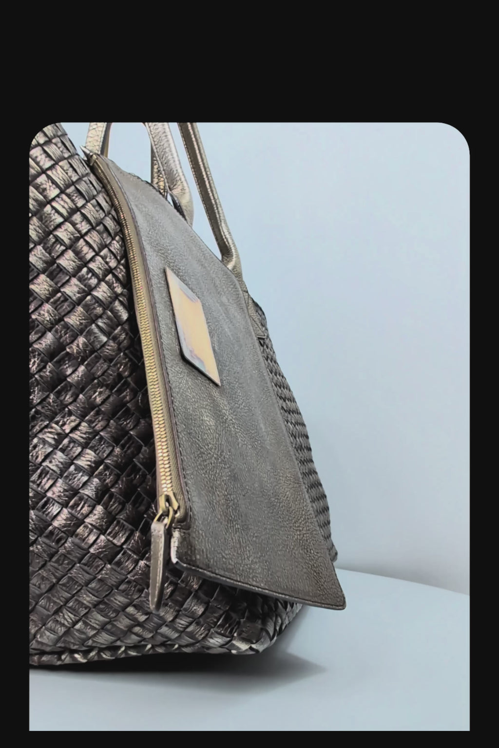 Bottega Veneta Limited Edition (#145 of 500) Golden Cabas Maxi Woven Tote